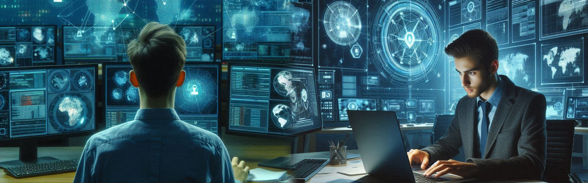 Expertos trabajando para mantener seguro el entorno.